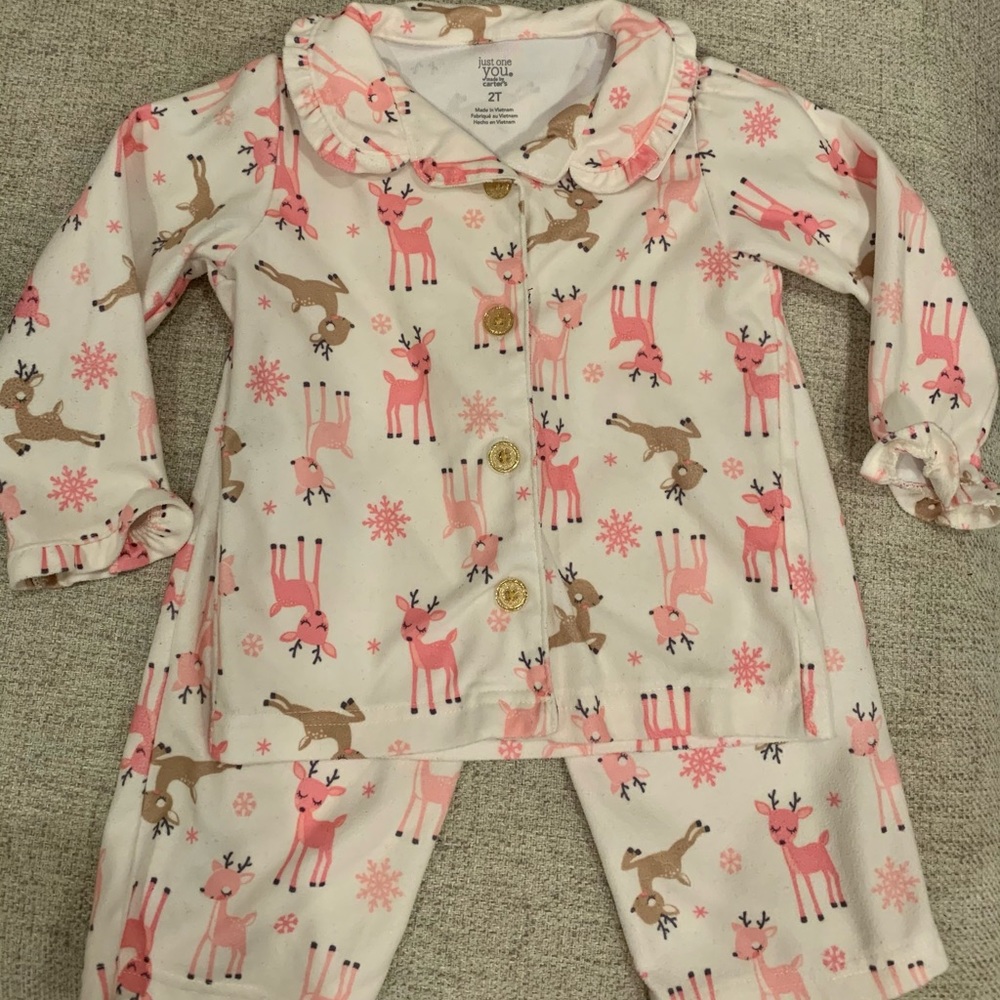 Reindeer 2T Pajama set